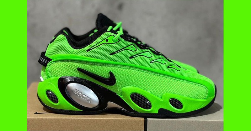 超レア】ナイキ クルーネックトップ NIKE×DRAKE NOCTA 緑 S